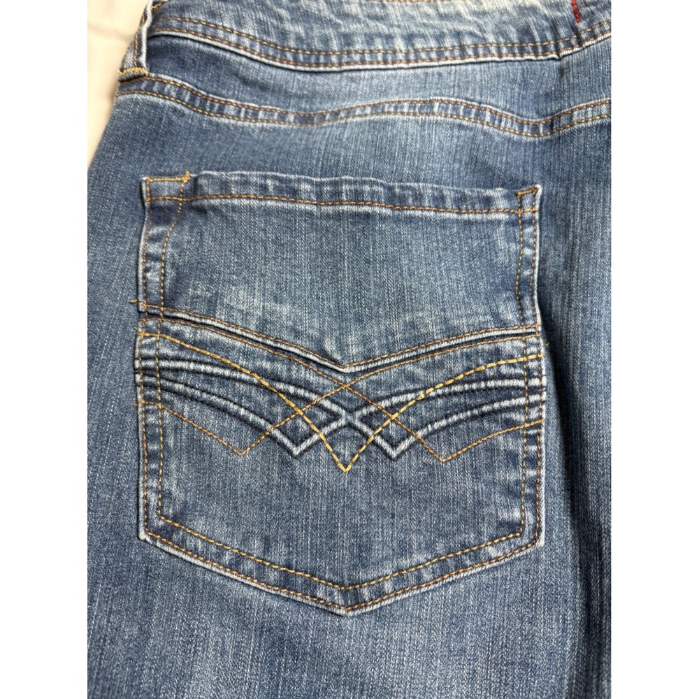 Seven7 Straight Fit Jeans Mens 38x32 Blue Excellent Stretch Denim Pants - Picture 13 of 14